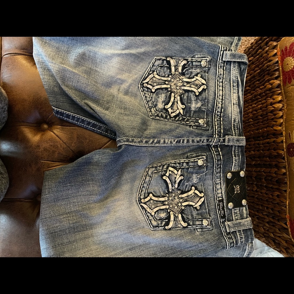 Miss Me denim capri jeans - Picture 2 of 7